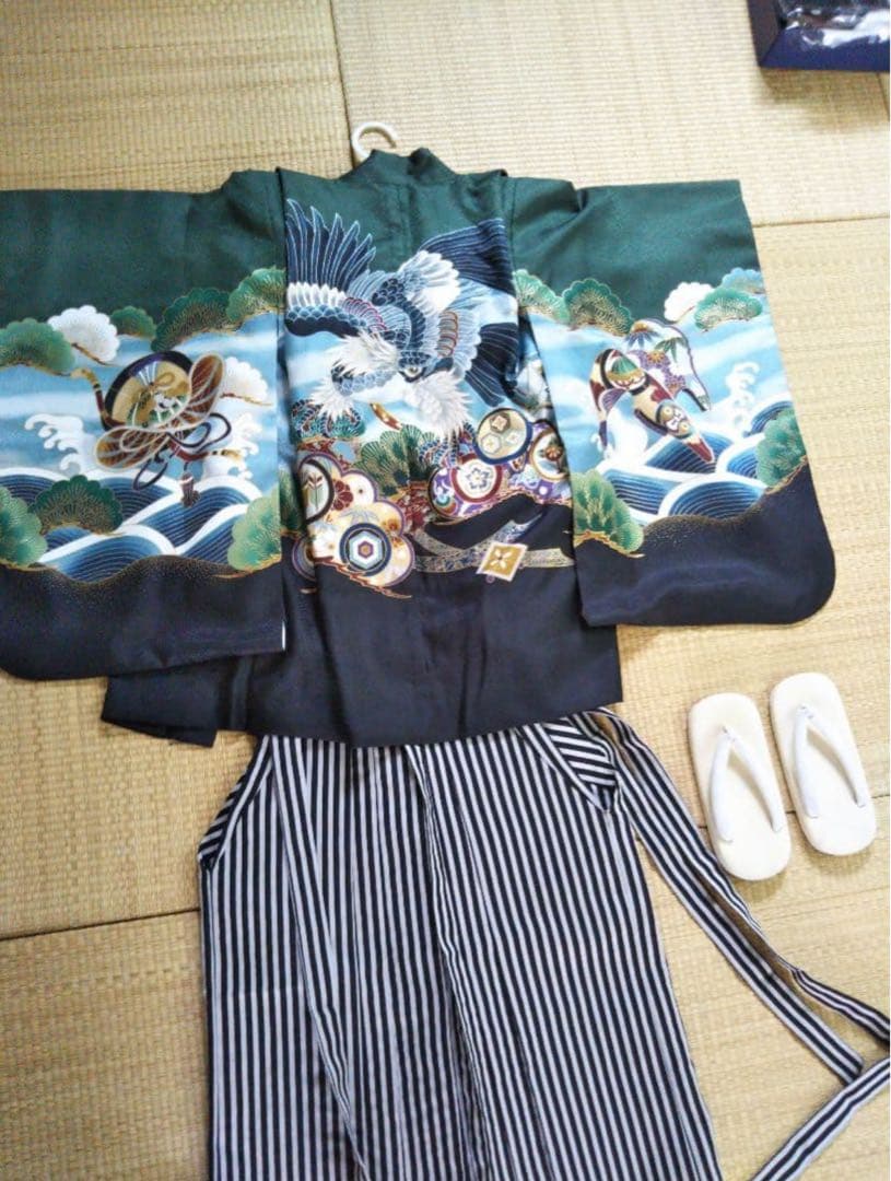 七五三　着物 5歳　男の子　セット