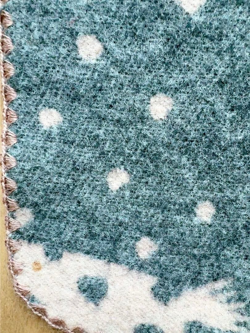 ミナペルホネン caravan ミニブランケット グレー ピンク