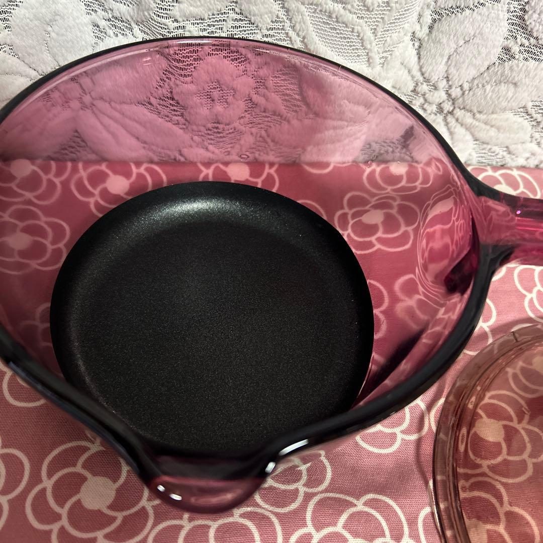 コーニング ビジョン クランベリー鍋