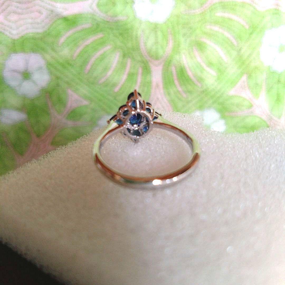 【新品未使用】GSTV ９月の誕生石 サファイアリング　pt950　1.5ct