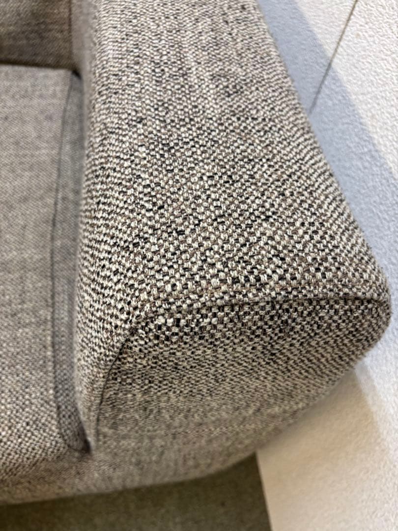 カバーリング式　ファブリックカウチソファ　クッション1個付き