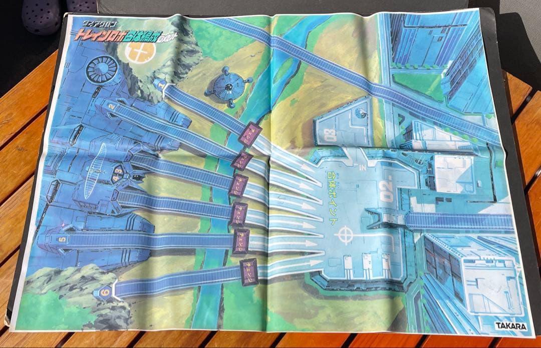 タカラ　ダイアクロン　トレインロボ６体編成　DXセット　1980年製