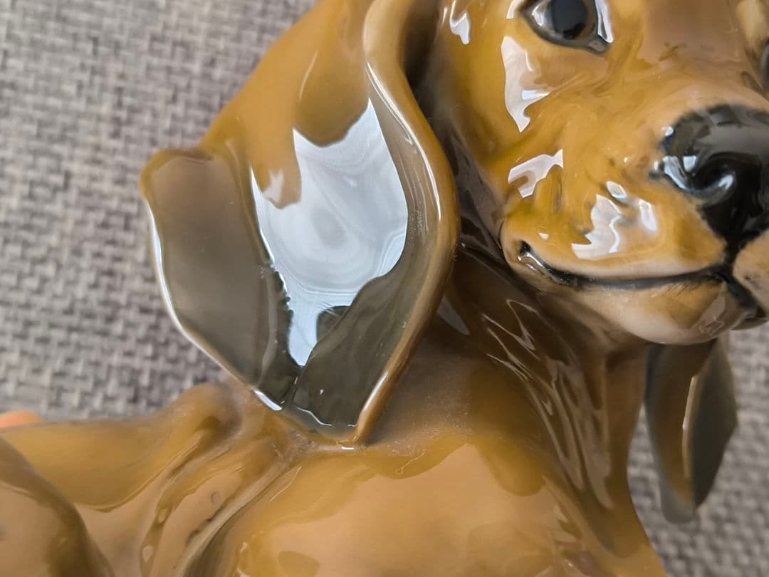 ドイツ製 ローゼンタール 陶器 犬 フィギュリン 置物 Rosenthal