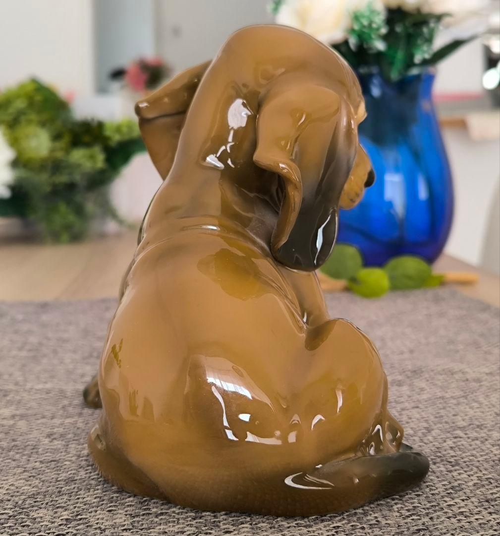 ドイツ製 ローゼンタール 陶器 犬 フィギュリン 置物 Rosenthal