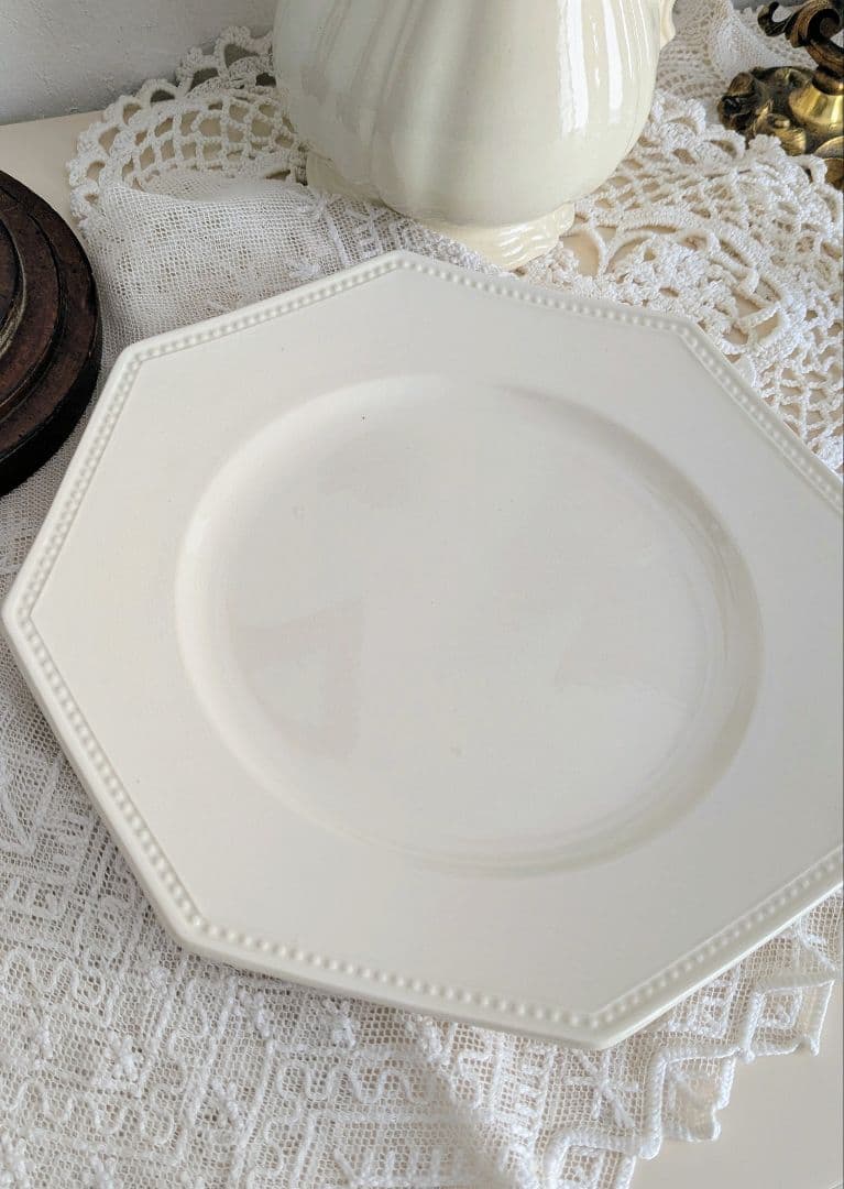 サルグミンヌ オクトゴナル プレート 平皿 フランス