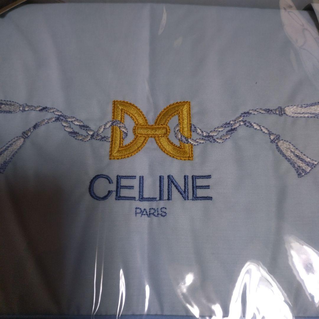 新品！CELINE 水色 ダウン掛け布団