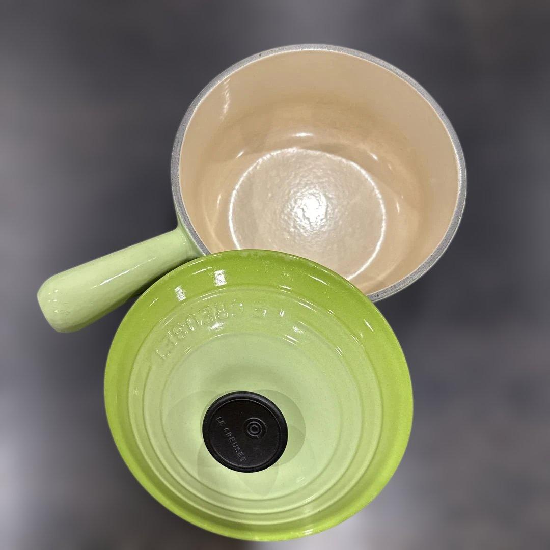 ルクルーゼ ソースパン 片手鍋 18cm フルーツグリーン - メルカリ