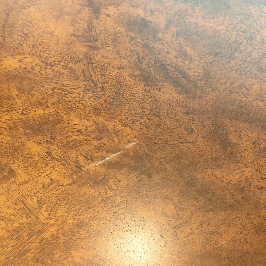 アンティーク　センターテーブル　コーヒーテーブル　引出し2杯　象嵌