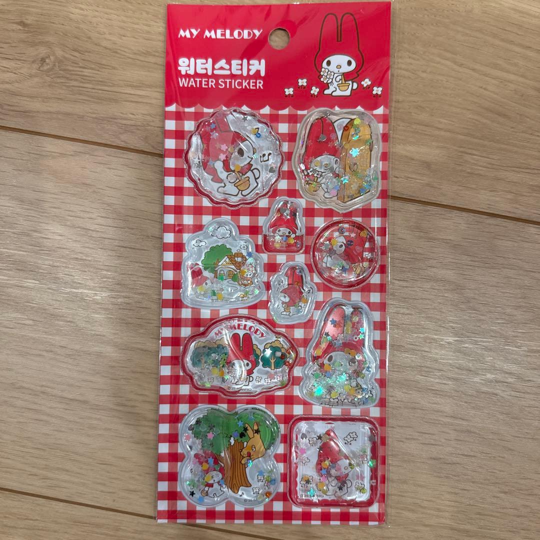正規品】マイメロ ミッフィー ウォーターシール ボンボンドロップ