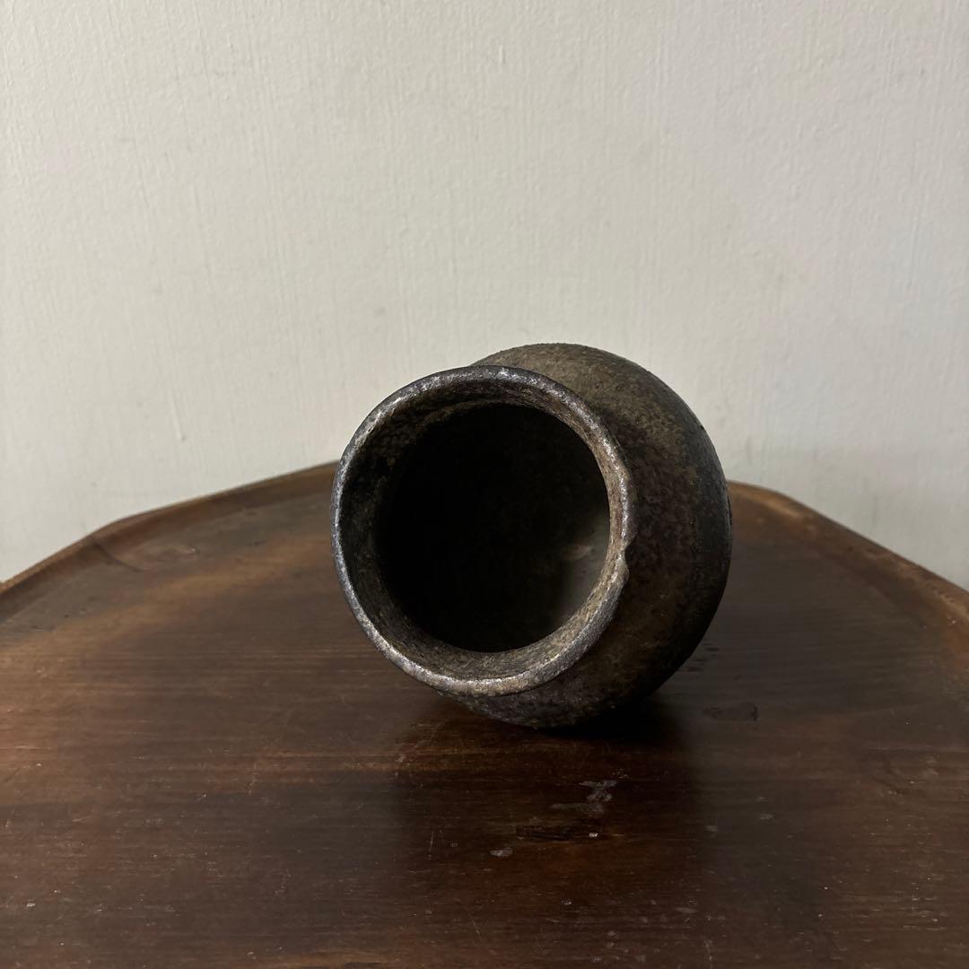 古備前小壺　鎌倉〜室町時代　骨董　花器アンティーク　検:秦秀雄　白洲正子 李朝