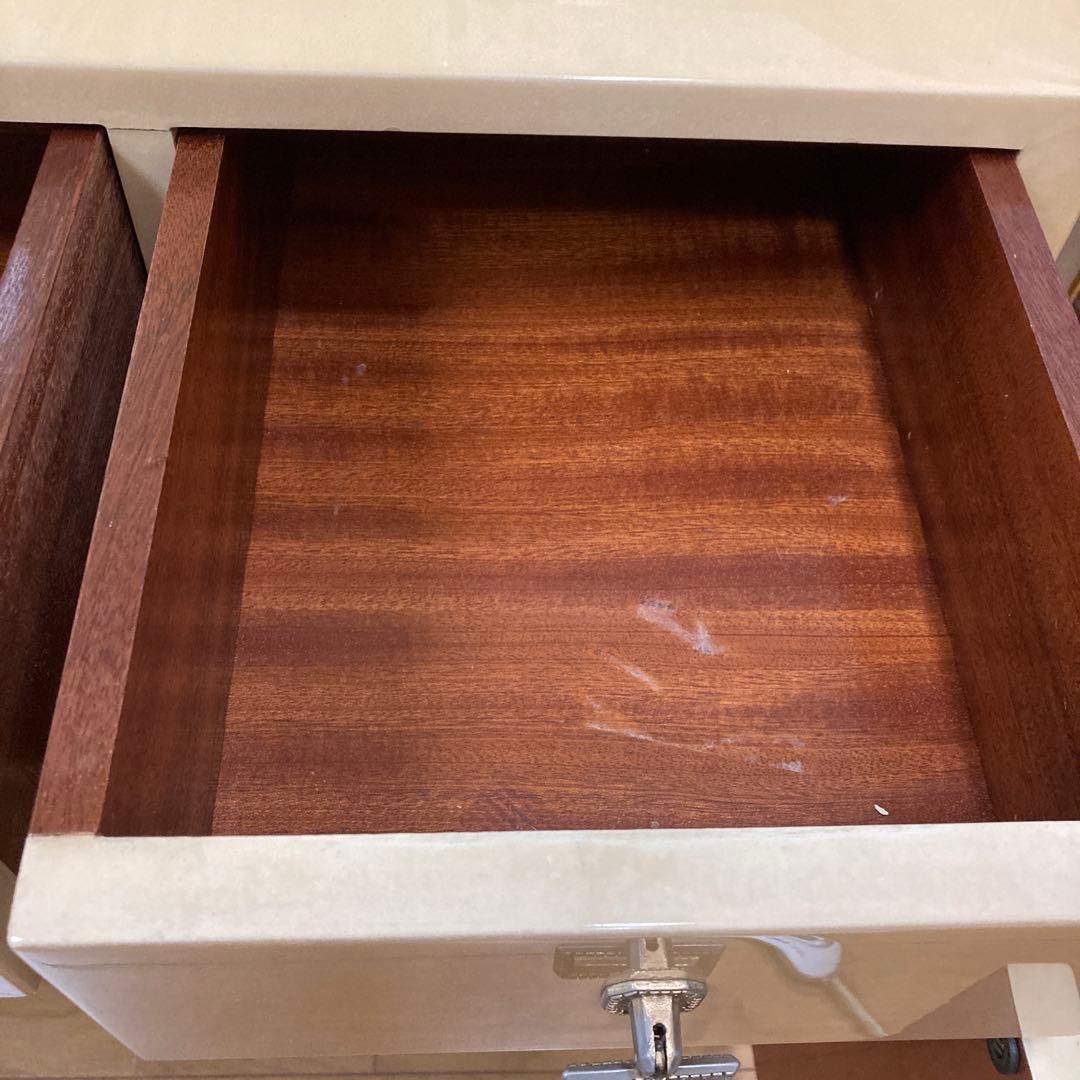 アルド　トゥーラ　ALDO TURA 山羊革　ドレッサー　三面鏡