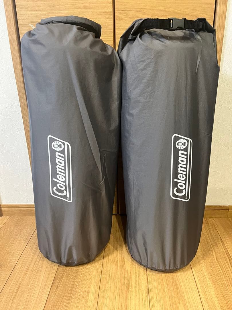 コールマンエアーマットインフレーターマット エアーベッド収納ケース付シングル2点