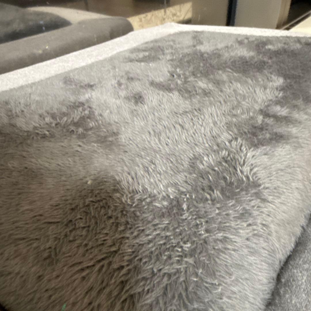 gugu クッション型枕 グレー 約45cm x 35cm