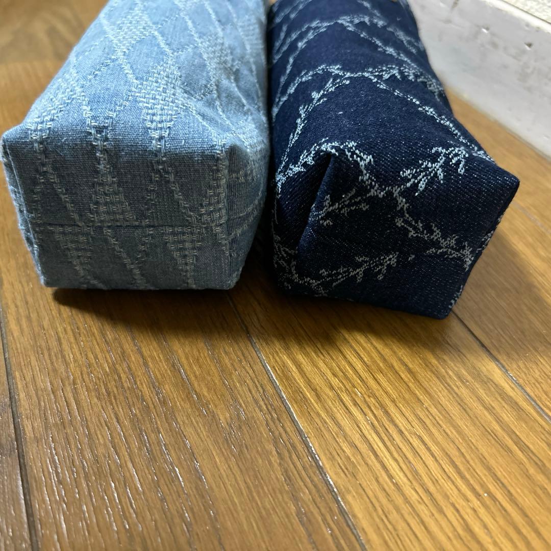 60】ハンドメイド ペットボトルカバー2枚セット デニム生地 - メルカリ