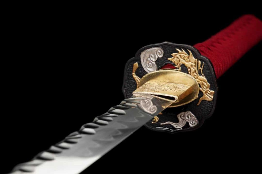 石紋竜武士】 古兵器 刀装具 日本刀 模造刀 居合刀 武士道 鑑賞