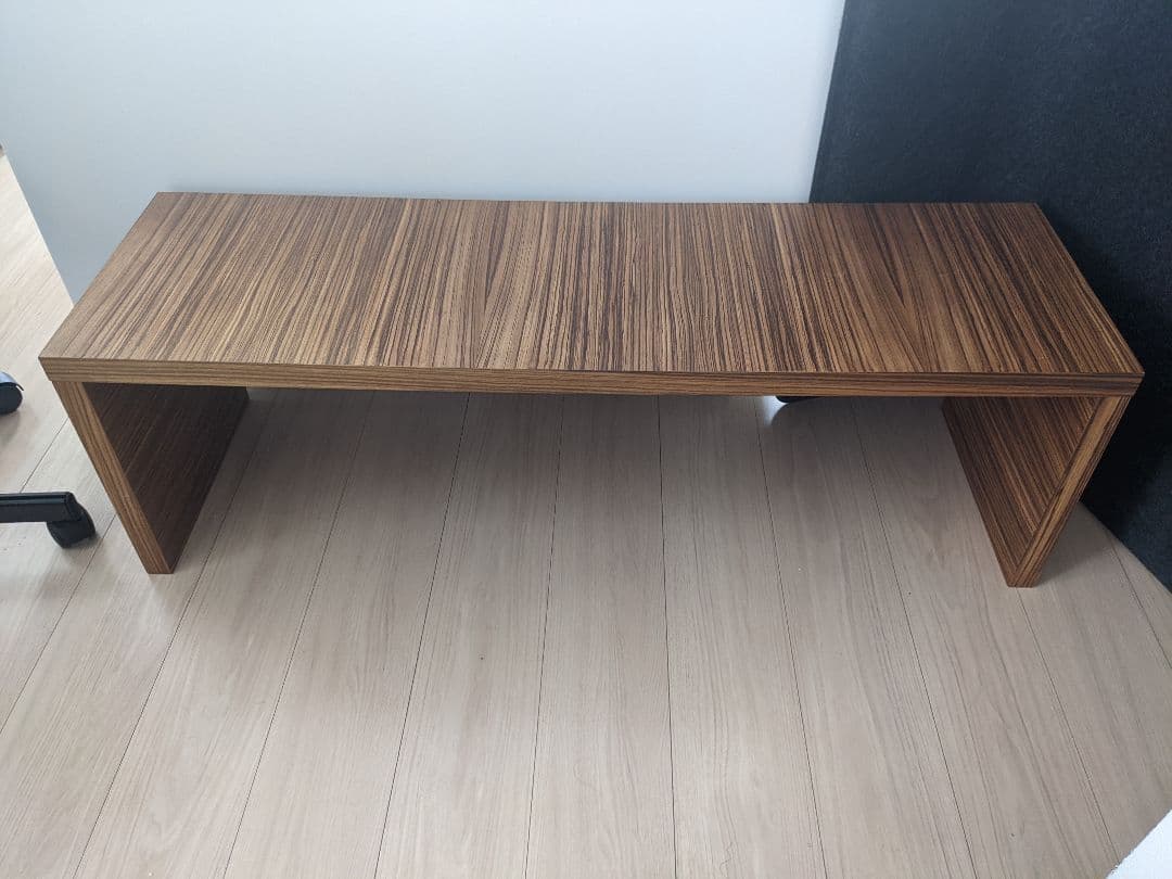 愛知岐阜のみお届けの無料サイドテーブル 長テーブルウォールナット　テレビ台