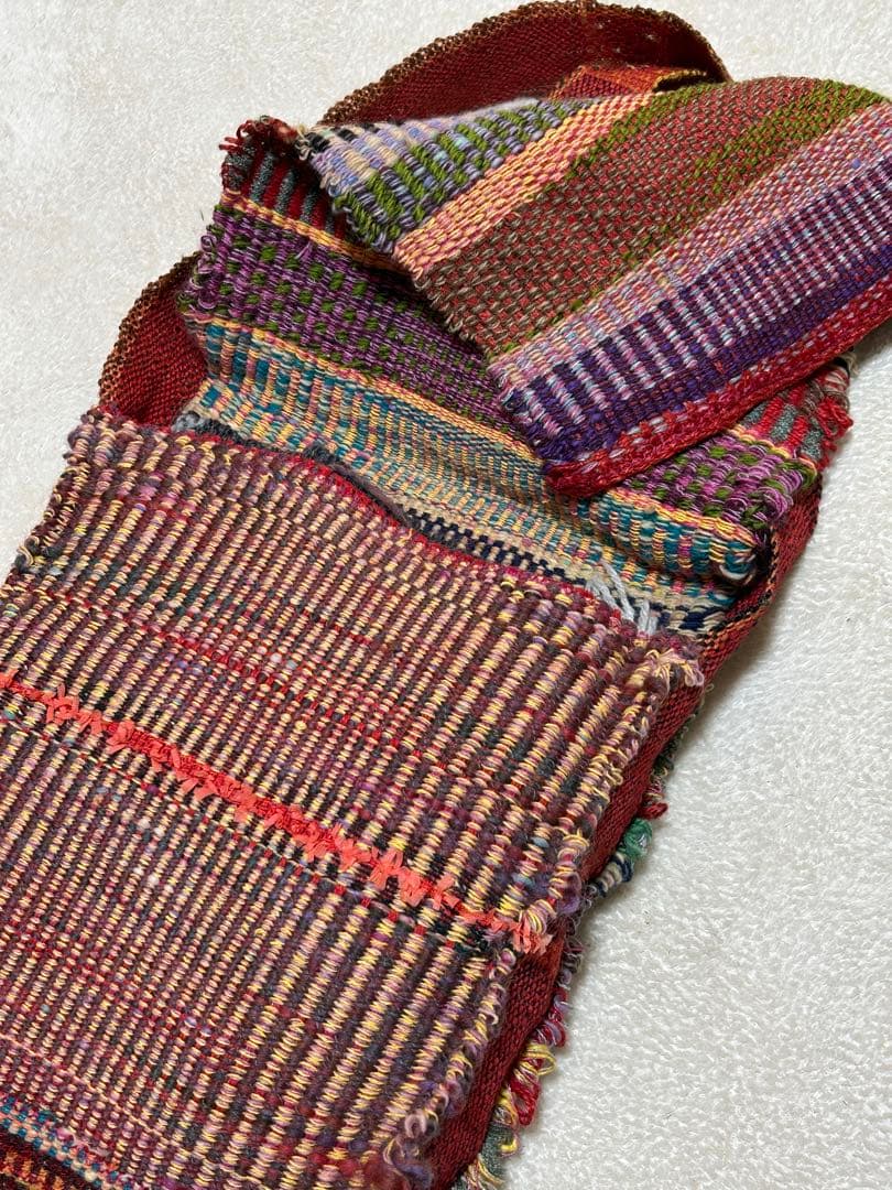 さをり織りショルダーバック