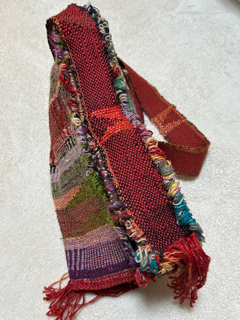 さをり織りショルダーバック