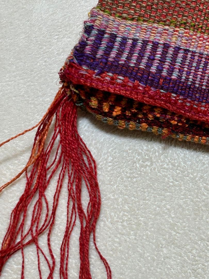 さをり織りショルダーバック