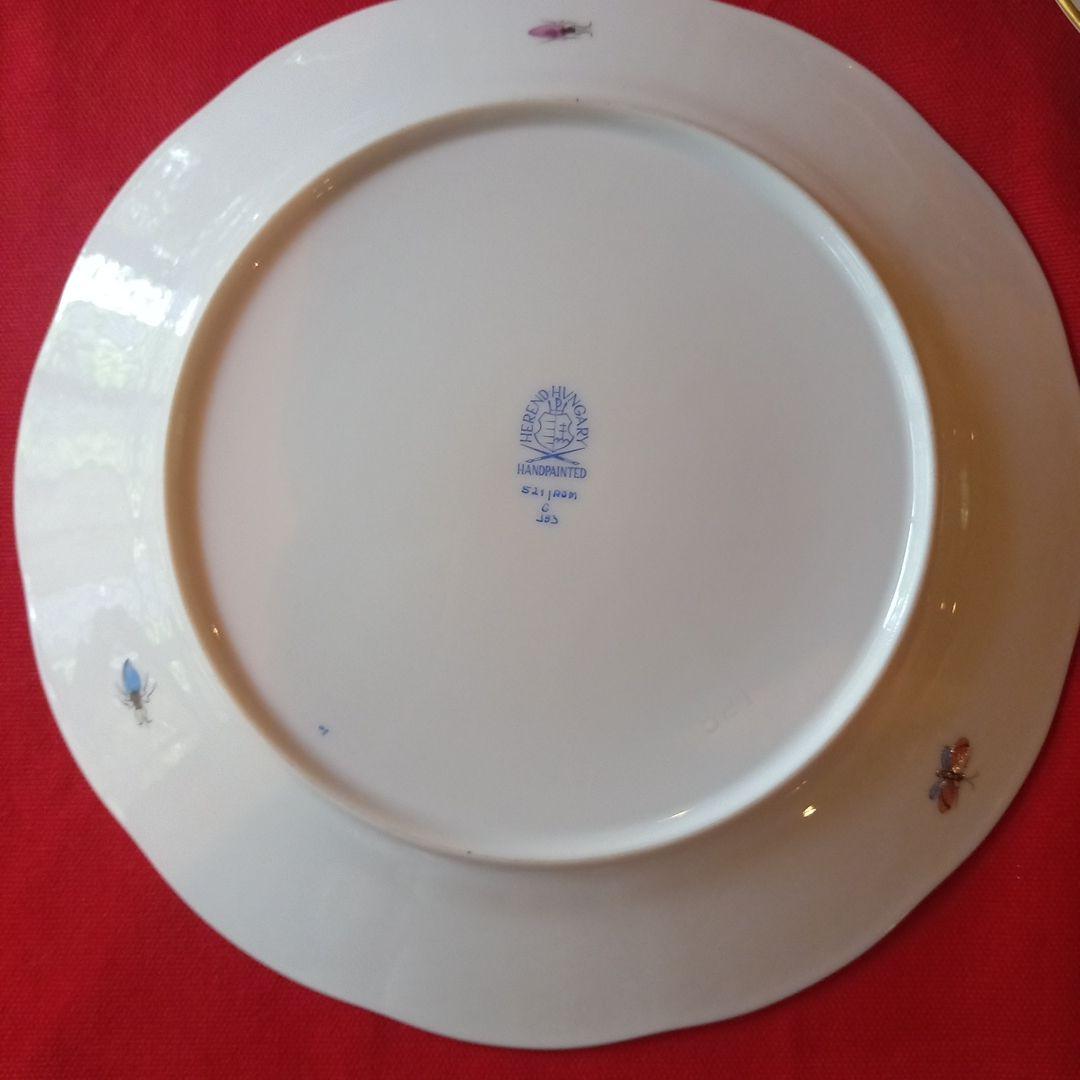 ヘレンドロスチャイルドバードディナー皿5枚セット