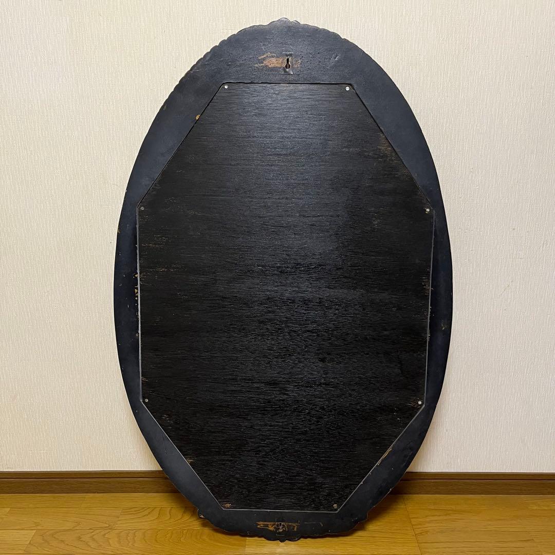 姿見鏡　大型　ウォールミラー　おしゃれ　可愛い　楕円　鏡　壁掛け