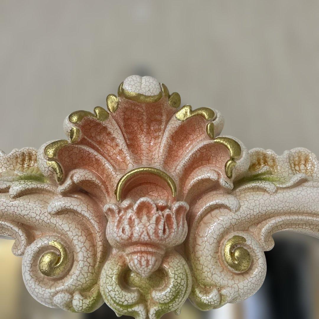 ロココ調　大型ミラー　鏡