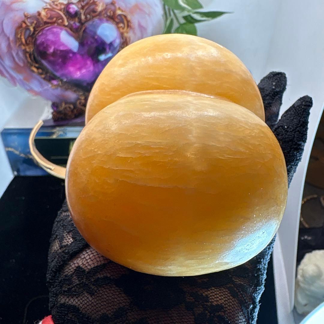 イエローカルサイトBIG桃ハート♡♡No.2591