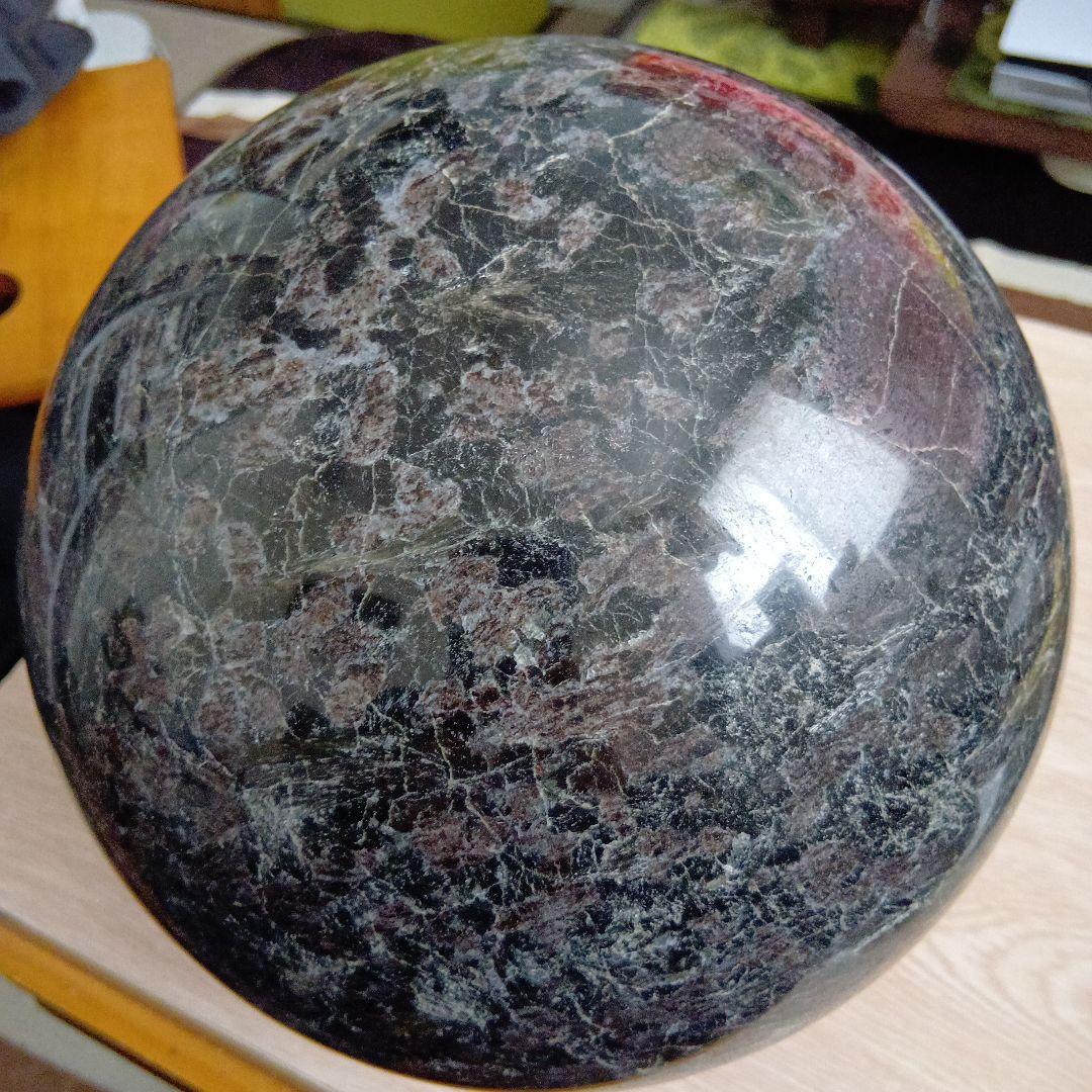 ヌーマイト　天然石　丸玉　特大