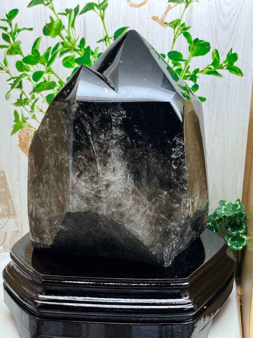 極上✨超特大　モリオン　ツインポイント　マダガスタル産　約6.6キロ⭐️1436