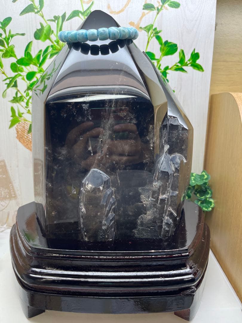 極上✨超特大　モリオン　ツインポイント　マダガスタル産　約6.6キロ⭐️1436