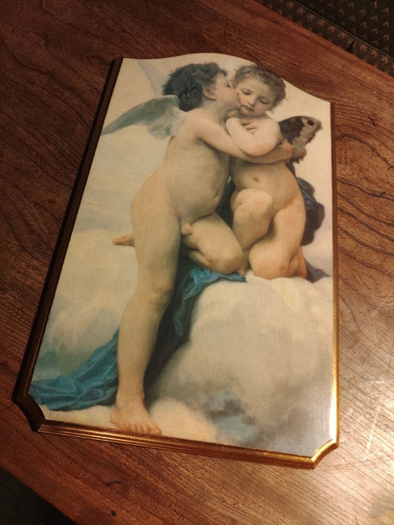 希少　イタリア製　ウィリアム　ブグロー　ファーストキス　アンティーク　オブジェ