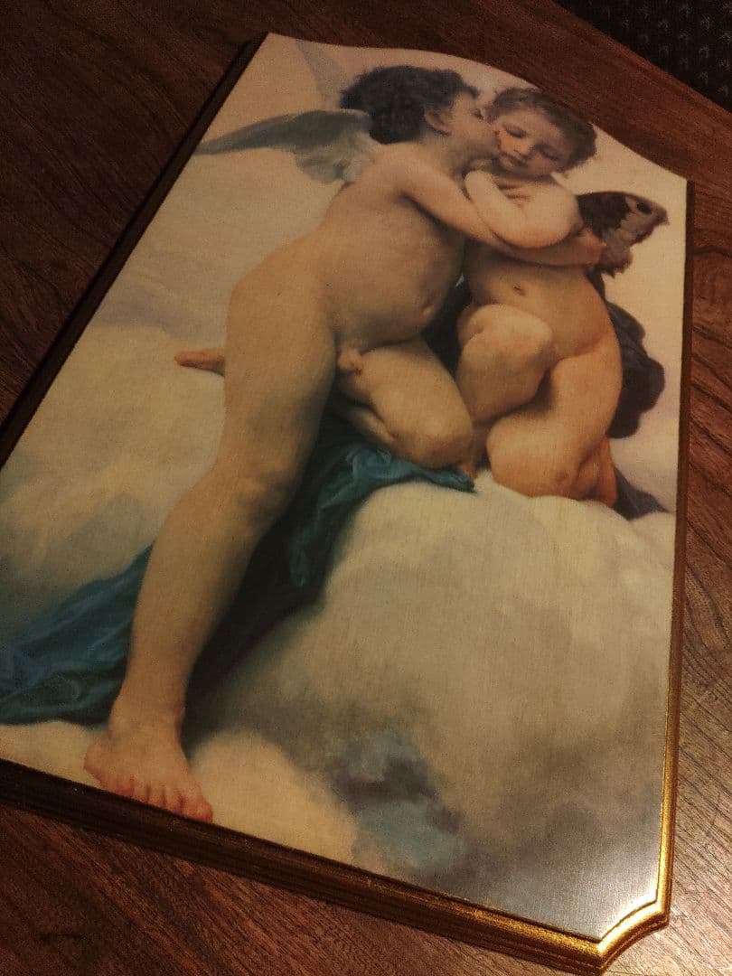 希少　イタリア製　ウィリアム　ブグロー　ファーストキス　アンティーク　オブジェ