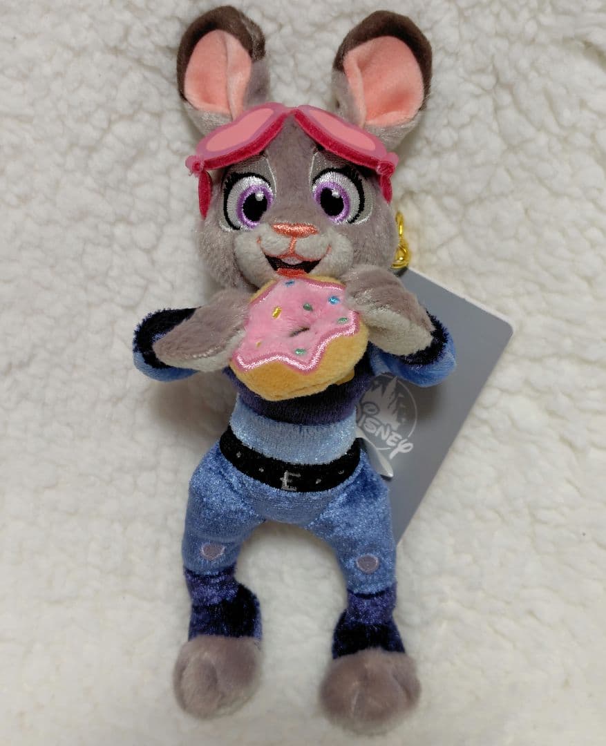 お顔厳選 ズートピア プラッシュキーチェーン ニック ジュディ