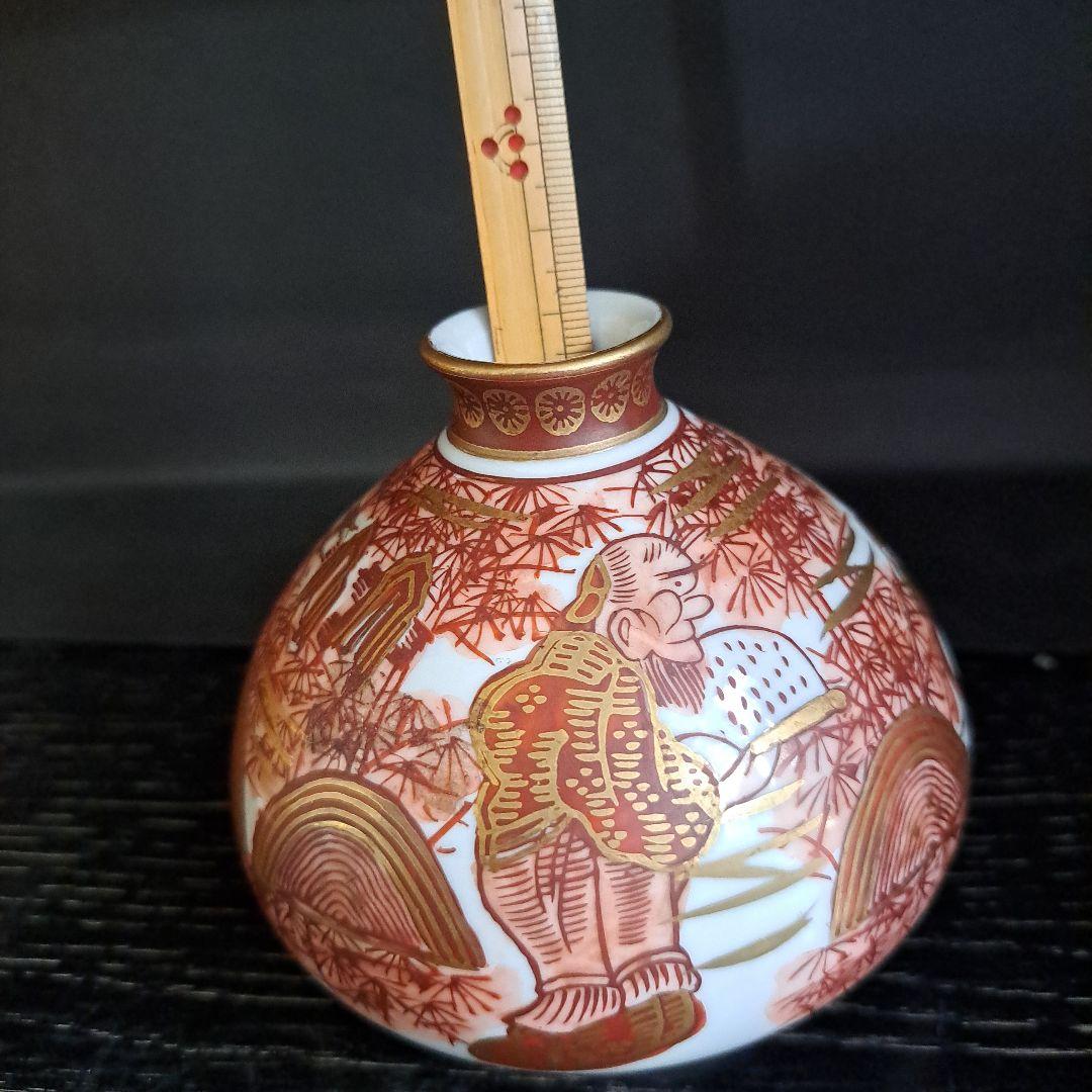 江戸中期 油壺 幻の湖東焼 赤絵金彩人物図 極上 - メルカリ