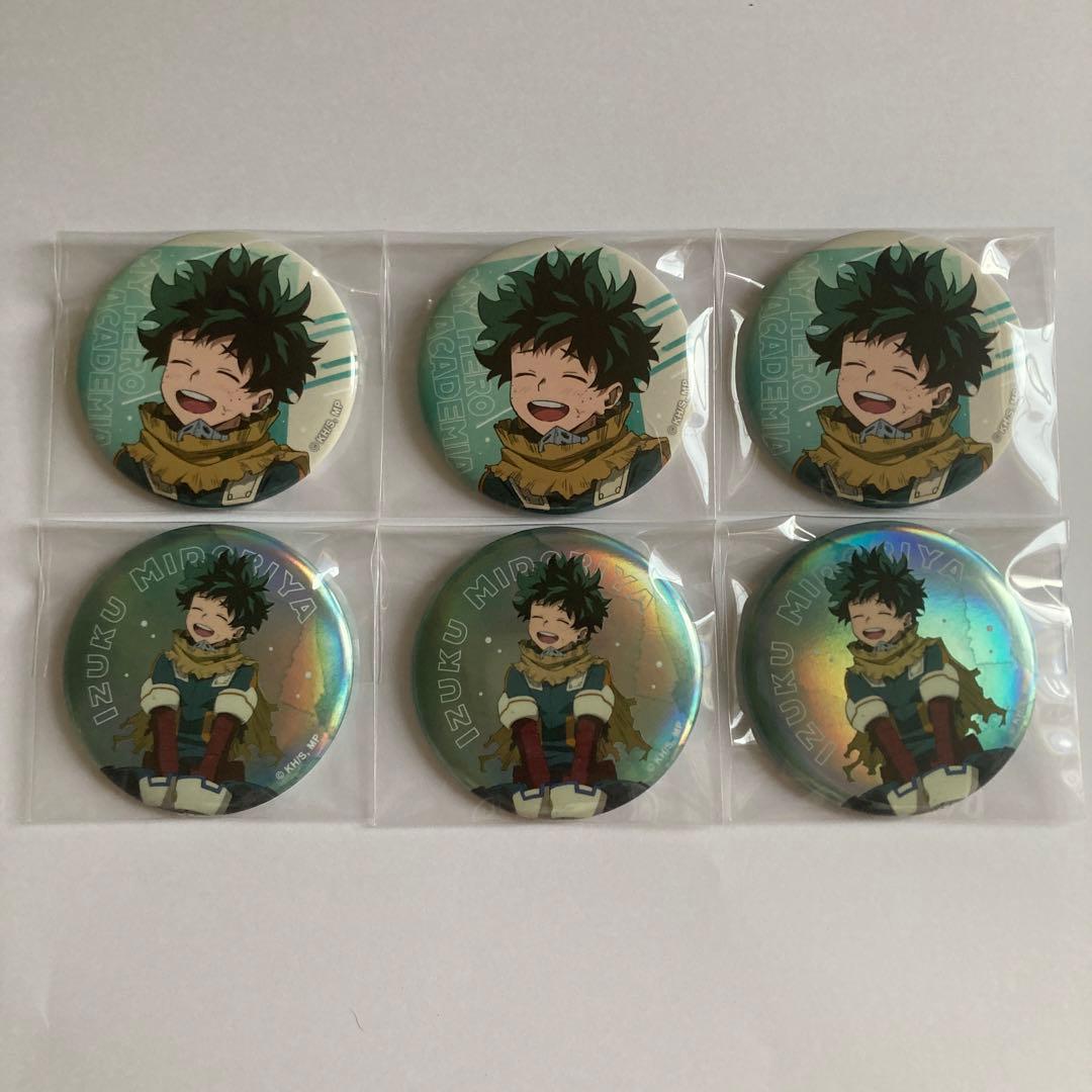 ︎︎⟡ヒロアカ 緑谷出久導く者と歩む者 ヒーロープラザ 缶バッジ