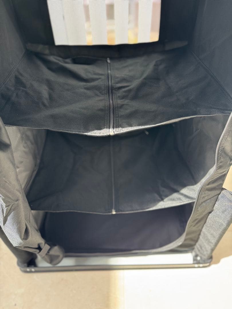 「てりま」DOD 折りたたみアウトドア　マルチキッチンテーブル　収納　黒