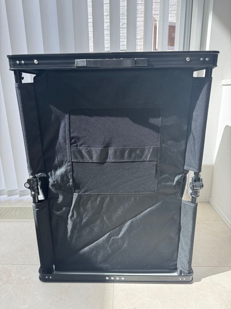 「てりま」DOD 折りたたみアウトドア　マルチキッチンテーブル　収納　黒