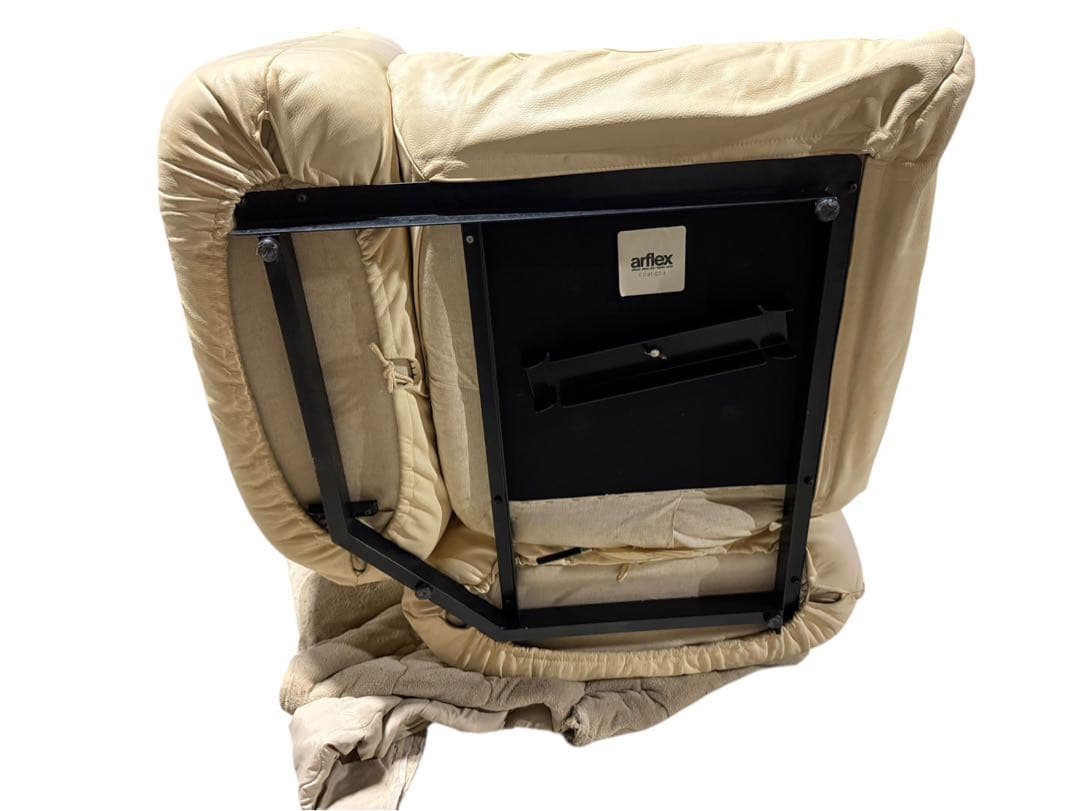 専用◯①arflex アルフレックス マレンコ 本革 レザー 3人掛けソファ