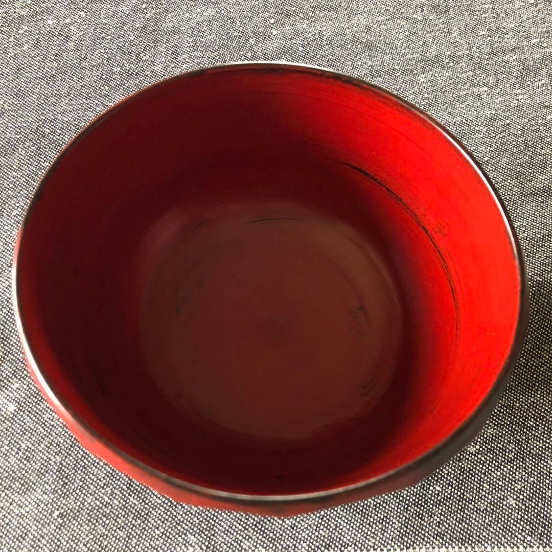 大蔵達雄さん　根来塗 漆椀