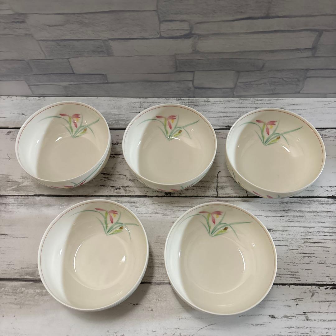 新品未使用】香蘭社 金彩小鉢揃 5客セット 昭和レトロ 最終お値下げ