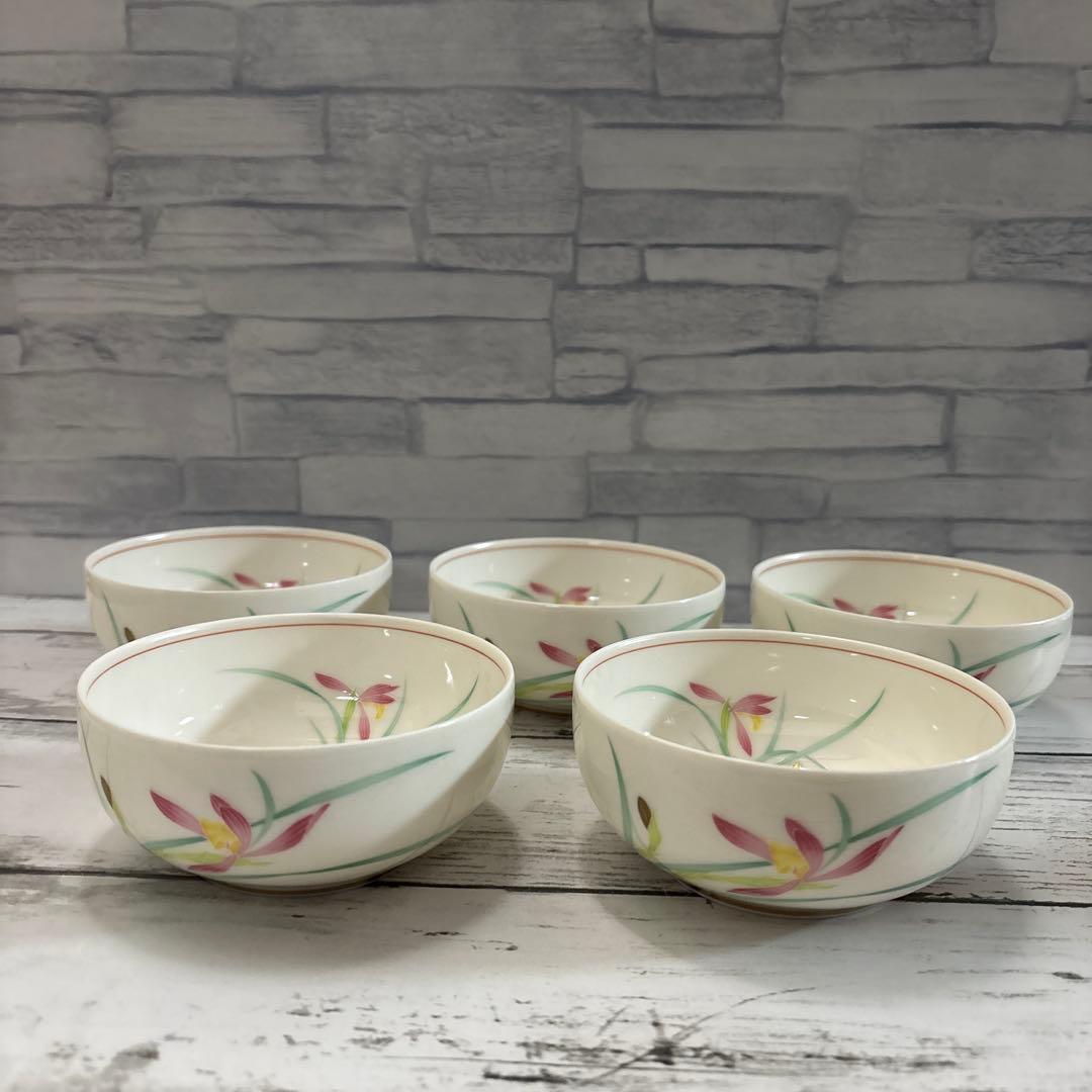 新品未使用】香蘭社 金彩小鉢揃 5客セット 昭和レトロ 最終お値下げ