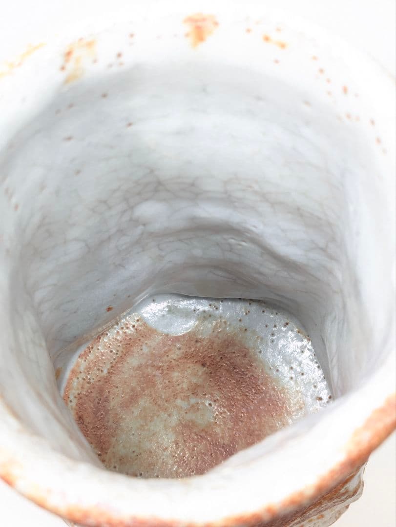 加藤豊久(土代久) 作 志野 花入 高さ約26.5cm - メルカリ