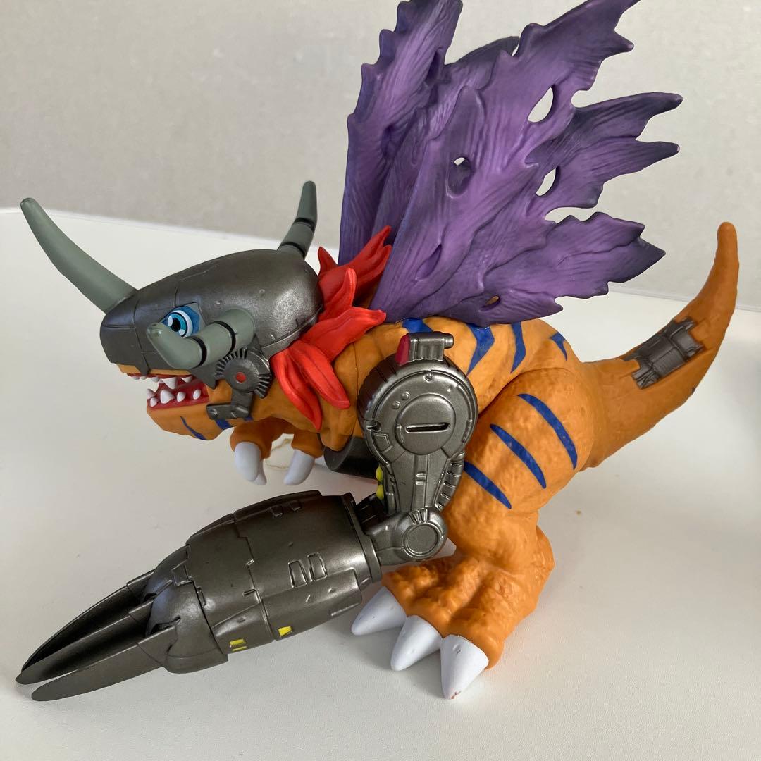 ダイナモーション メタルグレイモン ソフビ フィギュア デジモン