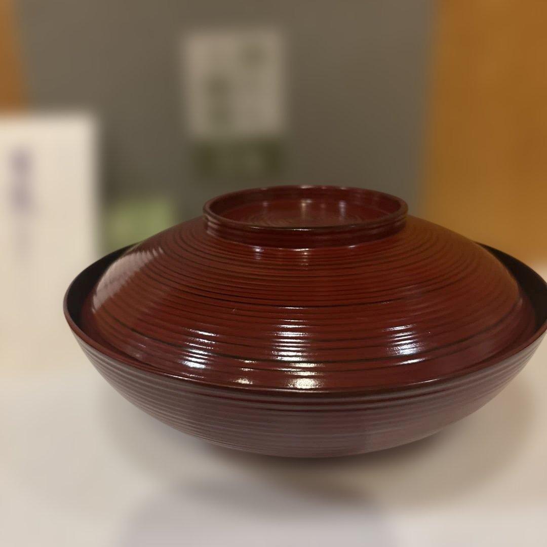 浄法寺塗 蓋付き椀 5客揃 本漆 水目桜 堅木取り 工房大島 共箱