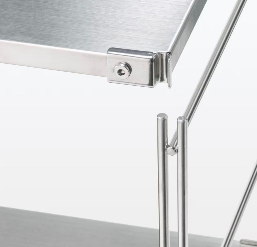 無印良品　ステンレスユニットシェルフ　5段 175.5cm オープンシェルフ