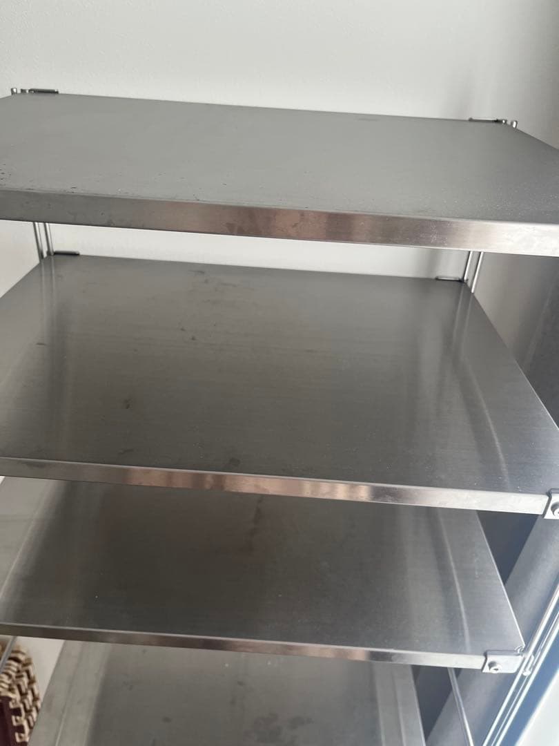 無印良品　ステンレスユニットシェルフ　5段 175.5cm オープンシェルフ