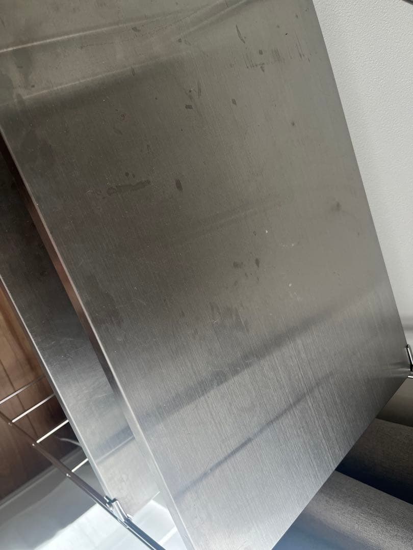 無印良品　ステンレスユニットシェルフ　5段 175.5cm オープンシェルフ