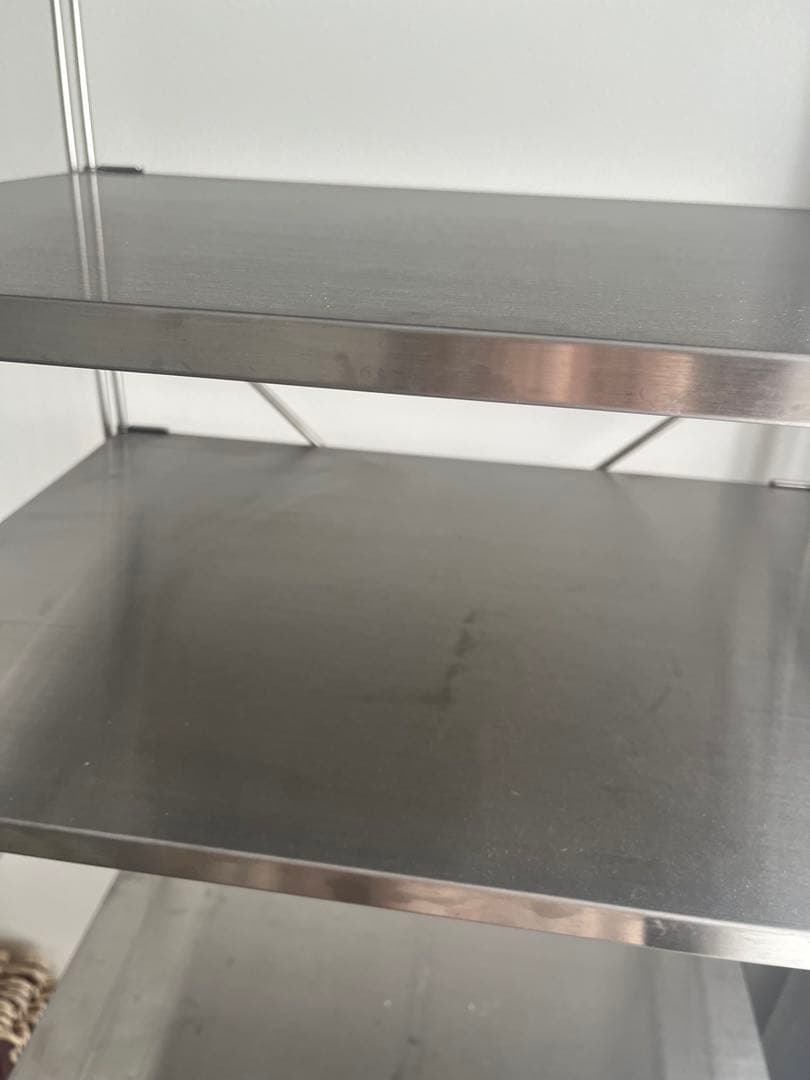 無印良品　ステンレスユニットシェルフ　5段 175.5cm オープンシェルフ