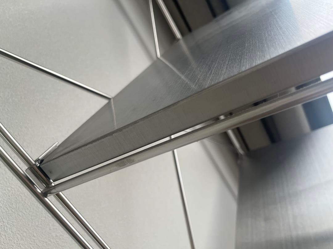 無印良品　ステンレスユニットシェルフ　5段 175.5cm オープンシェルフ