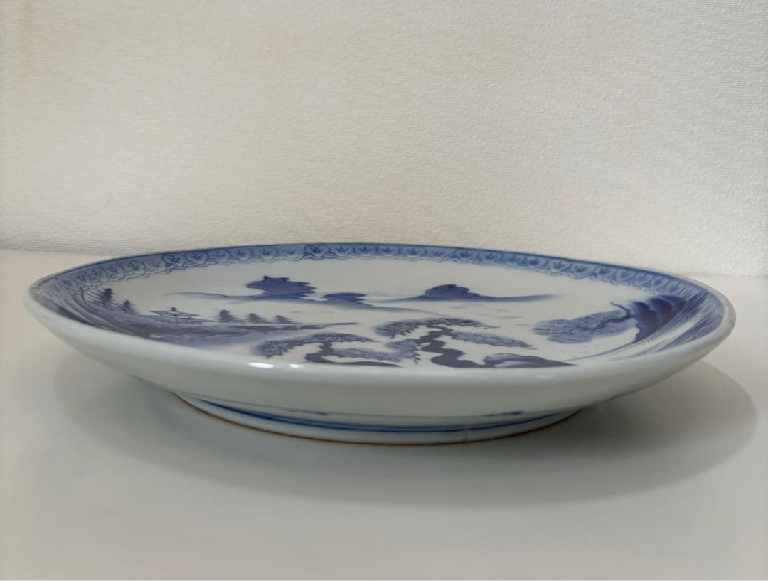 古伊万里？ 染付 大皿 有田焼？ 骨董品 アンティーク - メルカリ
